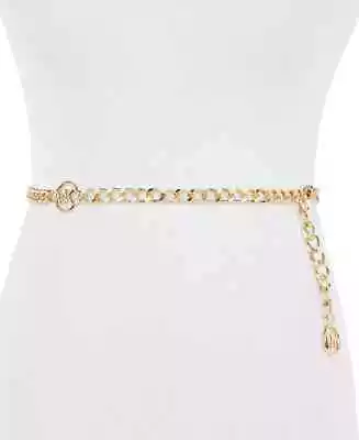 Michael Kors Women’s MK Gold Logo Metal Chain Belt Size L/XL • $32