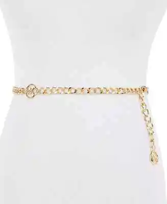 Michael Kors Women’s MK Gold Logo Metal Chain Belt Size M/L • $32