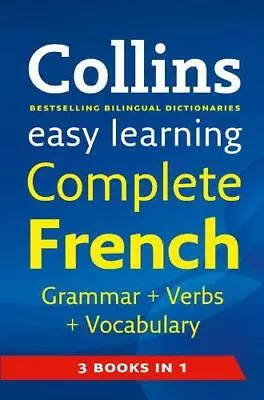 Easy Learning Complete French Grammar Verbs And Vocabulary (3 Books In 1): 01 ( • £4.42