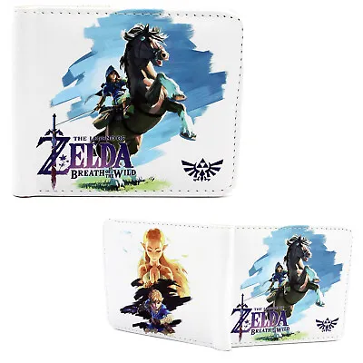 LINK AND BOTW HORSE The Legend Of Zelda 4 In. Bi Fold Wallet (Anime Credit Card) • $11.20