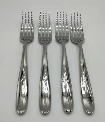 4 Dinner Forks Mikasa COCOA BLOSSOM 18/10 Stainless Vietnam • $20