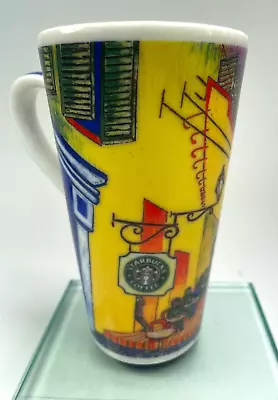 Vincent Van Gogh Travel Mug Starbucks Chaleur D. Burrows Terrace At Night Lid B8 • $19.99