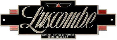 Luscombe Aircraft Tail MFG. Data Plate Set Of 2 Acid Etched Aluminum • $335