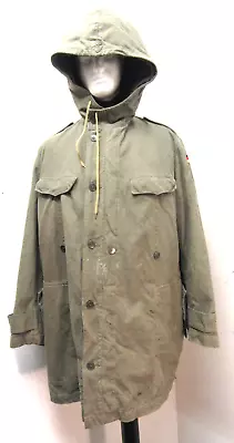 Vintage German Army Issue Cold Weather Parka Jacket Size Uk Xxl + Liner • $61.01