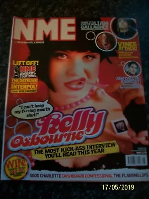 NME New Musical Express 1 February 2003 KELLY OSBOURNE Cover Vines Ash Oasis • £2.50
