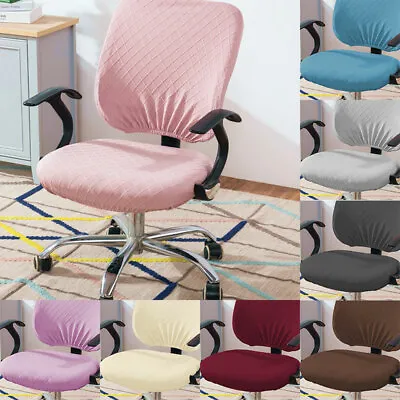 $6.04 • Buy Universal Thick Seat Cover Stretch Wedding Dining Room Office Chair Protector