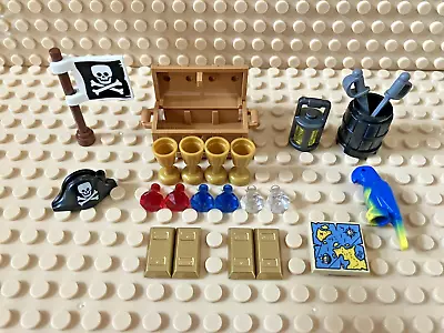 LEGO Pirates Treasure Chest  Map Flag Pirate - New • £7.25