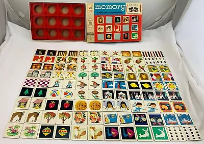 1966 Memory Game By Milton Bradley Complete Good Condition FREE SHIPPING • $71.99