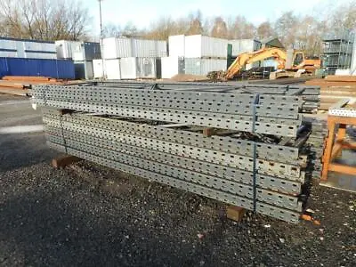 Link 51 Upright Frames No Feet 3.340/3.380 Mtr X 900 Mm - Dark Grey - Racking In • £60.48