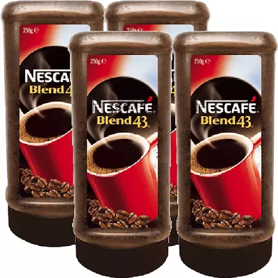 NEW 4x Nescafe Blend 43 Instant Coffee Replacement For Beverage Bar Dispenser Pa • $124.95