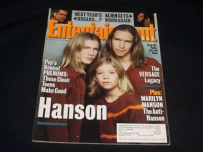 1997 July 25 Entertainment Weekly Magazine - Hanson Front Cover - L 7234 • $49.99