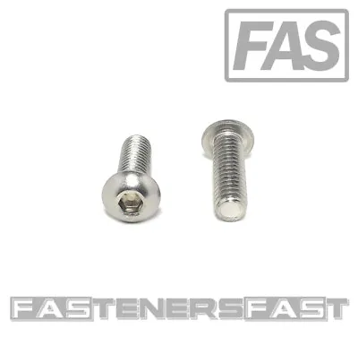 (25) 5/16-18 X 1  Button Head Socket Cap Screw Stainless Steel Allen (25 PCS) • $13.65