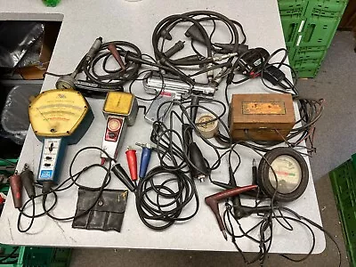 Mechanics/Collectors Lot Of Old Car Testing Tools Including A Snap-On MT 302 • $59