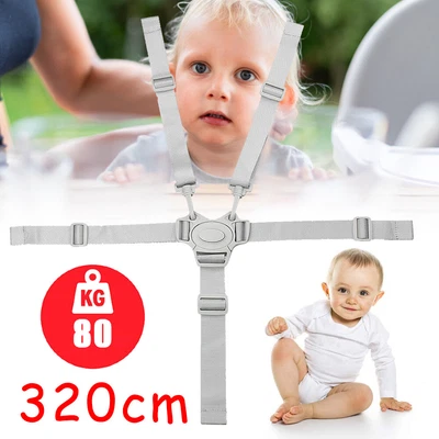 $14.89 • Buy 5Point Safety Baby Kids Harness Stroller High Chair Strap Belt Car Pram AU Stock