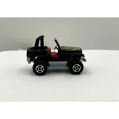 Majorette 4x4 Jeep CJ No.290 Black Die Cast • $8.99