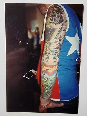 Original 1980s Dave Lum Tattooed Tattooing Austin Texas Vintage Tattoo Photo 3x5 • $49