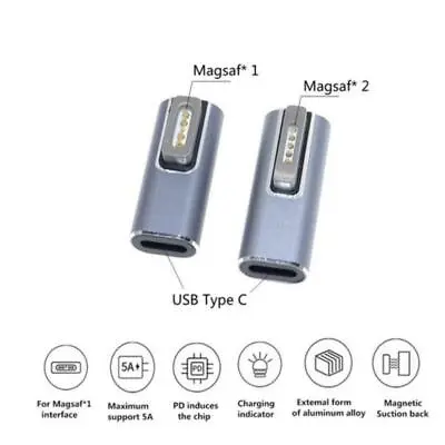 USB C To Magsaf Converter Adapter  PC Charge Adapter For MacBook NoteboraSSUS_`h • $9.45