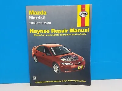 Haynes Mazda 6 Repair Manual 61043 For 2003 - 2013 Models • $16.99