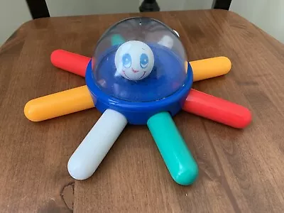 Chicco Vintage Baby Toy Octopus Dome Happy Face Ball Eight Legs • $25