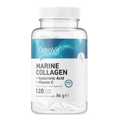 Marine Collagen 2200mg With Hyaluronic Acid + Vitamin C - 120 Capsules • $21.46