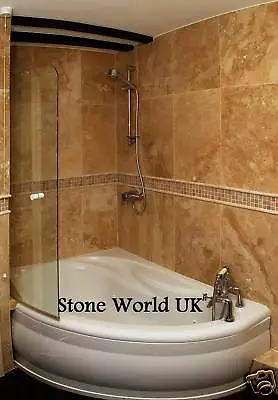 £1.99 • Buy Sample Of Premium Quality Filled Walnut Travertine Wall & Floor Tiles