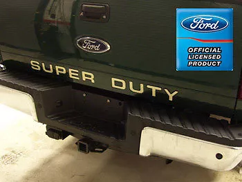 Ford F250 F350 Super Duty Tailgate Letters Inserts Stickers Years 2008 - 2016 • $15.17