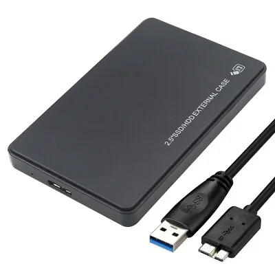 2.5  SATA USB 3.0 Hard Drive Disk HDD SSD Enclosure External Laptop Case • $5.18