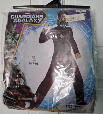 Marvel Star-Lord   7-8 Costume With Mask  Gaurdians Of The Galaxy Bookday  • £6.50