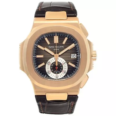 Patek Philippe Nautilus 5980r-001 18k Rose Gold 38.5mm Auto Watch • $135200