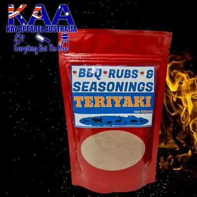 BBQ Rub Teriyaki BBQ Rubs Glaze 200g Smoking American BBQ Hark ProQ Weber • $7