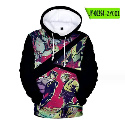 Anime JoJo's Bizarre Adventure 3d Print Hoodie Pullover Men Women Causal Hooded • £27