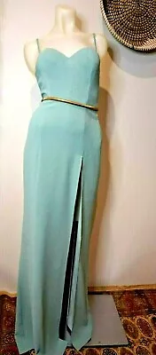 ELLE ZEITOUNE Novo Dress In Sage Green Size 6 NWT RRP $279.95 Formal Ball Maxi • $49