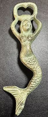 Mermaid Bottle Opener Beer Cast Iron Man Cave Beach Barware 7  X 2  • $24.99