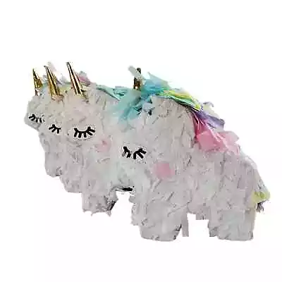 (4) Spritz Mini Unicorn Pinata 6  X 2.5  Party Favors Candy Toys Personal Size • $27.20