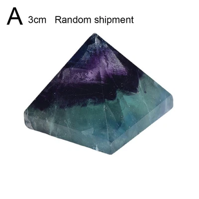 £6.22 • Buy Natural Rainbow Fluorite Quartz Crystal Pyramid Healings Energy Stones Towers 