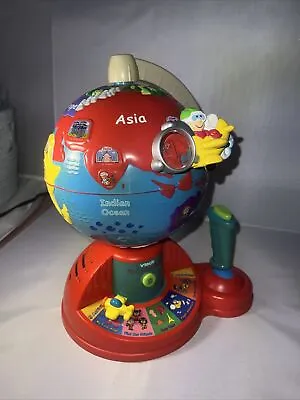$14 • Buy Vtech Fly And Learn Globe Interactive Educational Talking Kids Atlas Geography