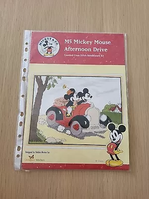 Designer Stitches Mickey Mouse Afternoon Drive Cross Stitch • £15