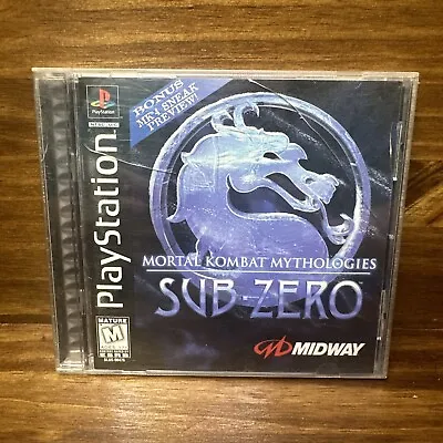 Mortal Kombat Mythologies: Sub Zero (PlayStation 1 1997) PS1 | CIB | Video Game • $53.99