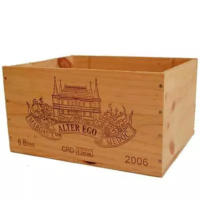 £13.95 • Buy French Wooden Wine Box - Chicken / Poultry Nesting Nest House Idea?