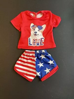 Doll Clothes 16” To 18” Baby Alive Bitty Baby AG Dog Lover Patriot Outfit • $7.50