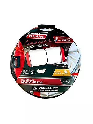 Genuine Dickies RED BEL  AIR MAGIC SHADE Windshield Sun Shade Universal Fit • $12.99