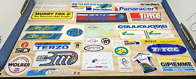 Vintage Bicycle Decals Stickers Dia Compe Sidi Titec Shimano Time 30+ • $99