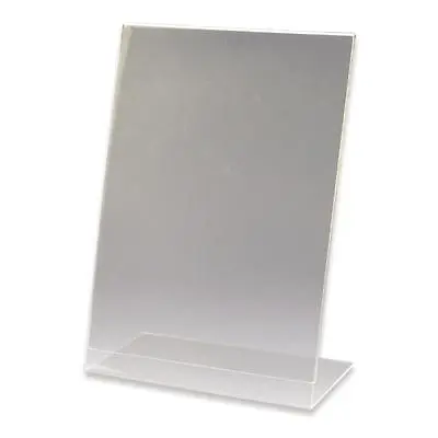 Clear Acrylic Single Sided Menu Holder A4 • £12.62