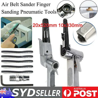 Mini Air Belt Sander Finger Sander Detail Sander Pneumatic Tool Polisher Grinder • $43.99