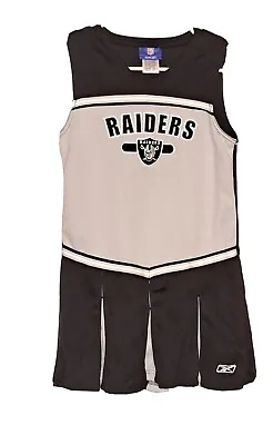 $15 • Buy Retired Youth Girls Kids Reebok Oakland Raiders NFL Football  Cheerleader Outfit