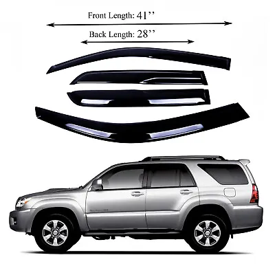 Fits For Toyota 4 Runner 2003-09 Side Window Visor Sun Rain Deflector Guard • $30.99