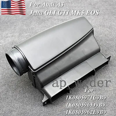 3Pcs Air Intake Guide Inlet Duct Assembly For Audi A3 Jetta GLI GTI MK5 EOS New • $20.39