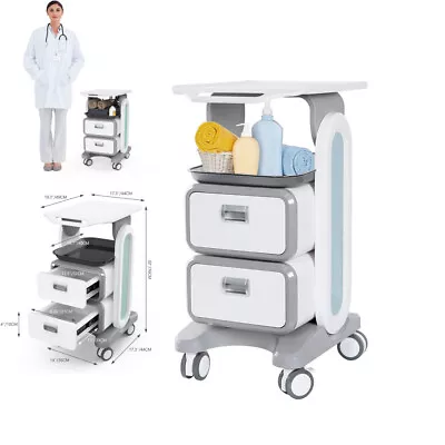 Mobile Medical Trolley Cart Beauty Storage Carts For Ultrasound Imaging Scanner • $239.99