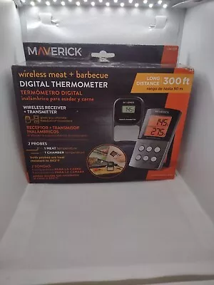 Maverick Wireless Meat Barbecue Grill Digital Thermometer 300 Ft Range LW-377 • $24.99