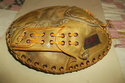 Vtg 1960s Baseball Catcher's Mitt Glove T.M.C. 230 • $10